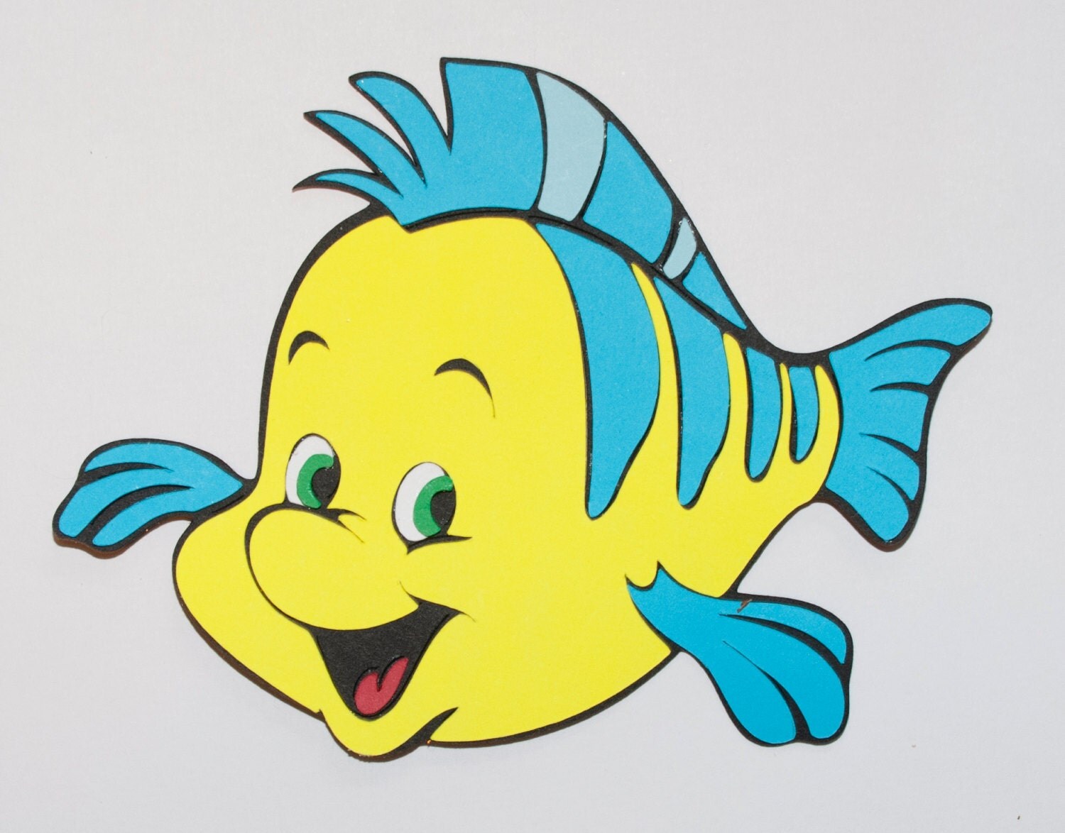 Flounder Die Cut Disney's The Little Mermaid