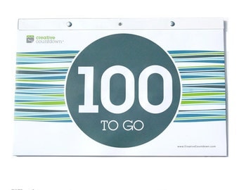 Wall Countdown Calendar, 100 to Go! EXTRA LARGE