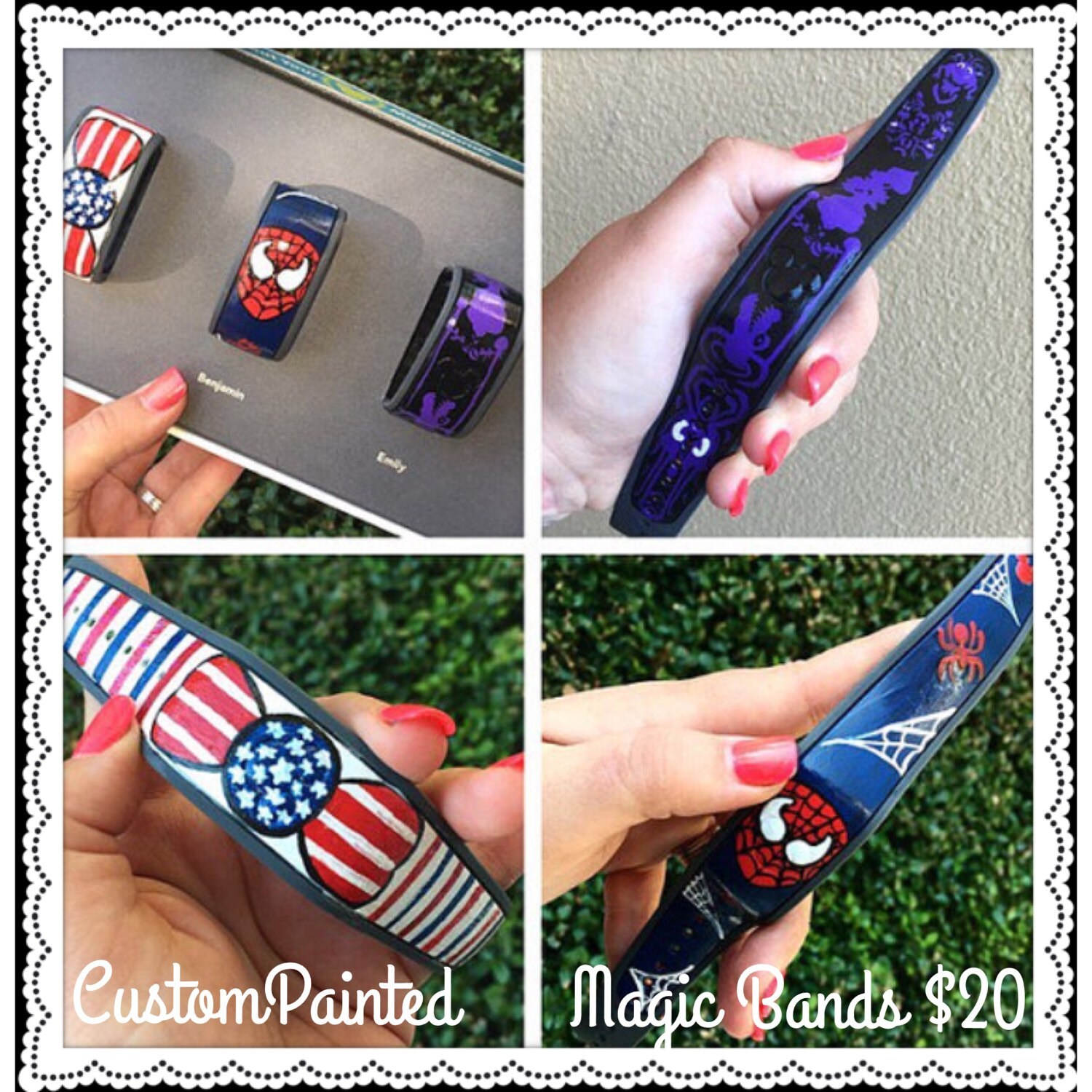 Custom Magic Bands by MagicandMemories on Etsy