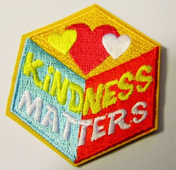 Girl Scout Fun Patch Kindness Matters By Allthingsgirlscout 8916