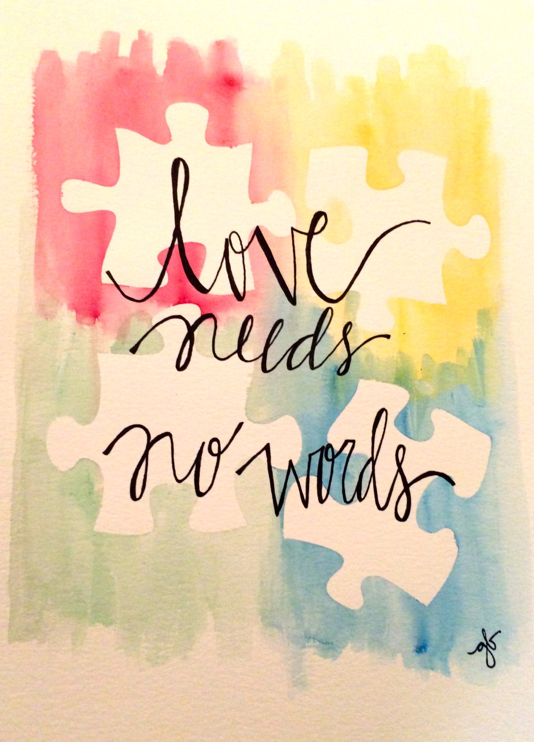 love needs no words autism