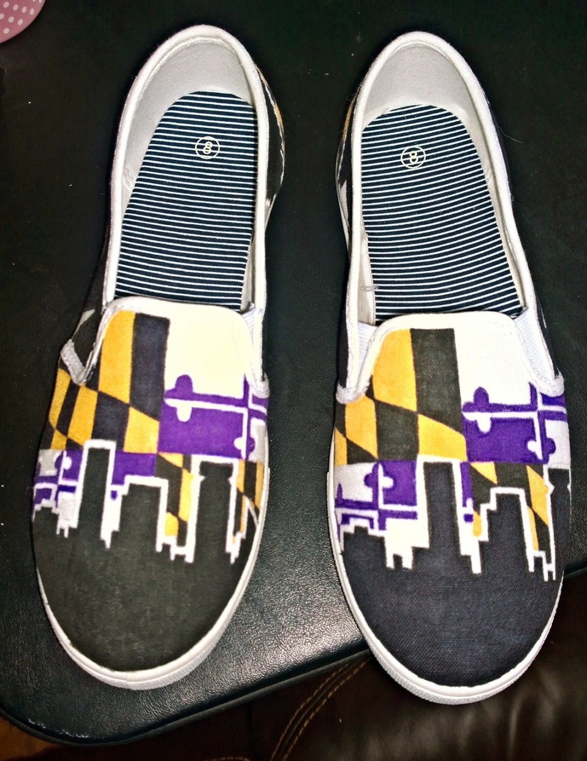 Maryland Shoes Purple Edition by ABRODesigns on Etsy