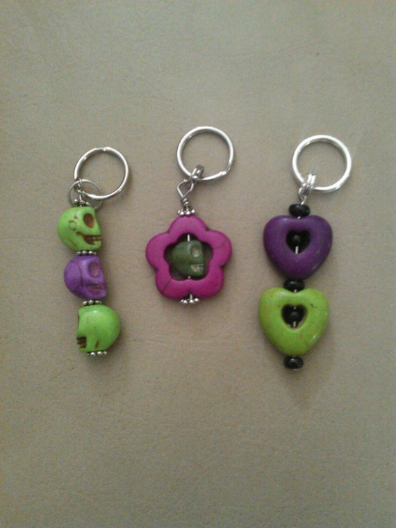 Unique Zipper Pulls by GingerSkulls on Etsy