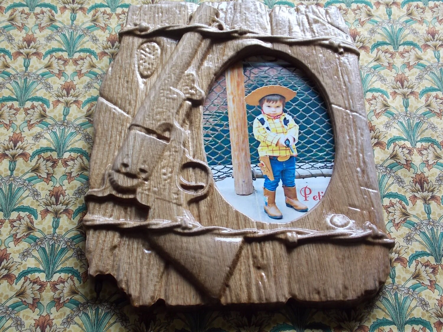 WOOD WALL ART Frames Western Picture Frames Barbed Wire