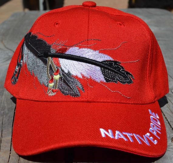 Ball Cap with Native American Design featuring Native Pride
