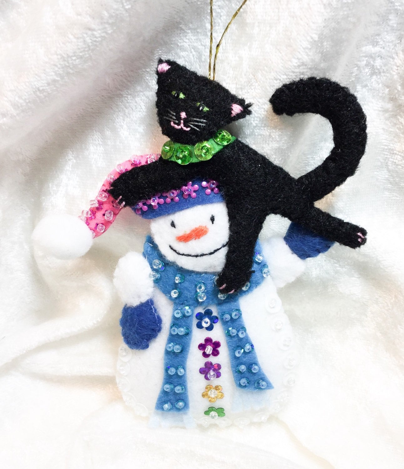 jelly cat snowman