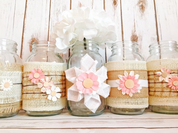 Bridal Shower Centerpieces Rustic 5