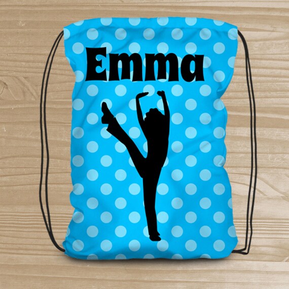 Personalized Drawstring Backpack Dance Backpack for Girls