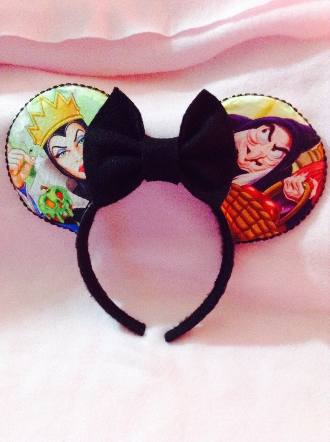 Minnie Mouse Ears Evil Queen by CrazyBeautifulCreati on Etsy