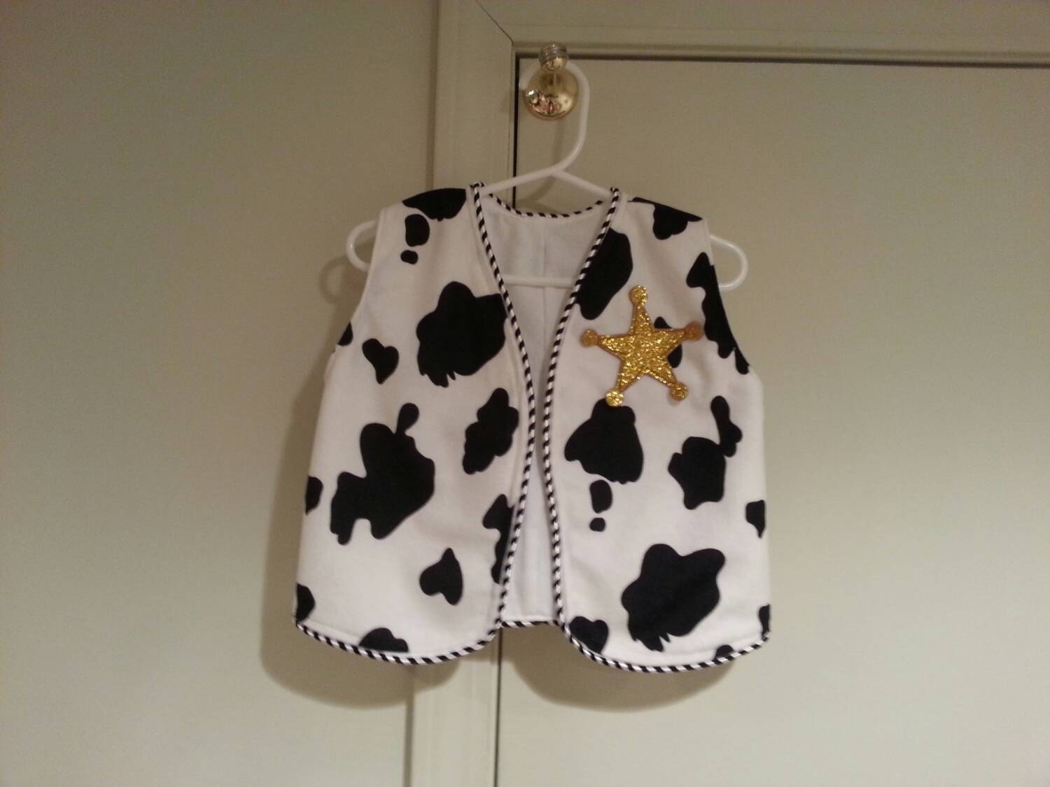 Reserved Order Toy Story Woody Vest 3t by StitchedByJamieLynn