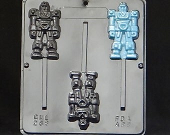 Transformer Robot Lollipop Chocolate Candy Mold 288
