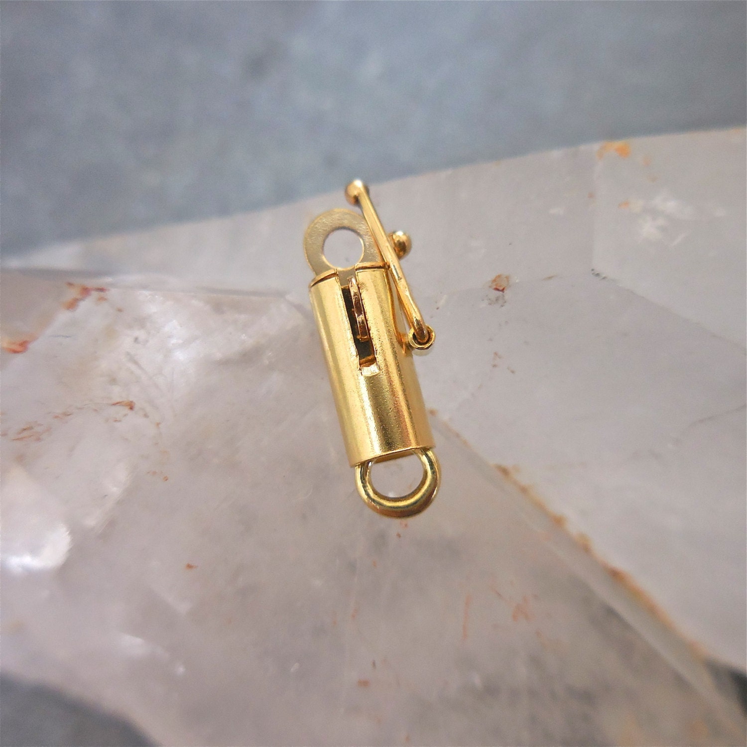 Barrel Clasp 18 Kt Tube Clasp Necklace Clasp Bracelet