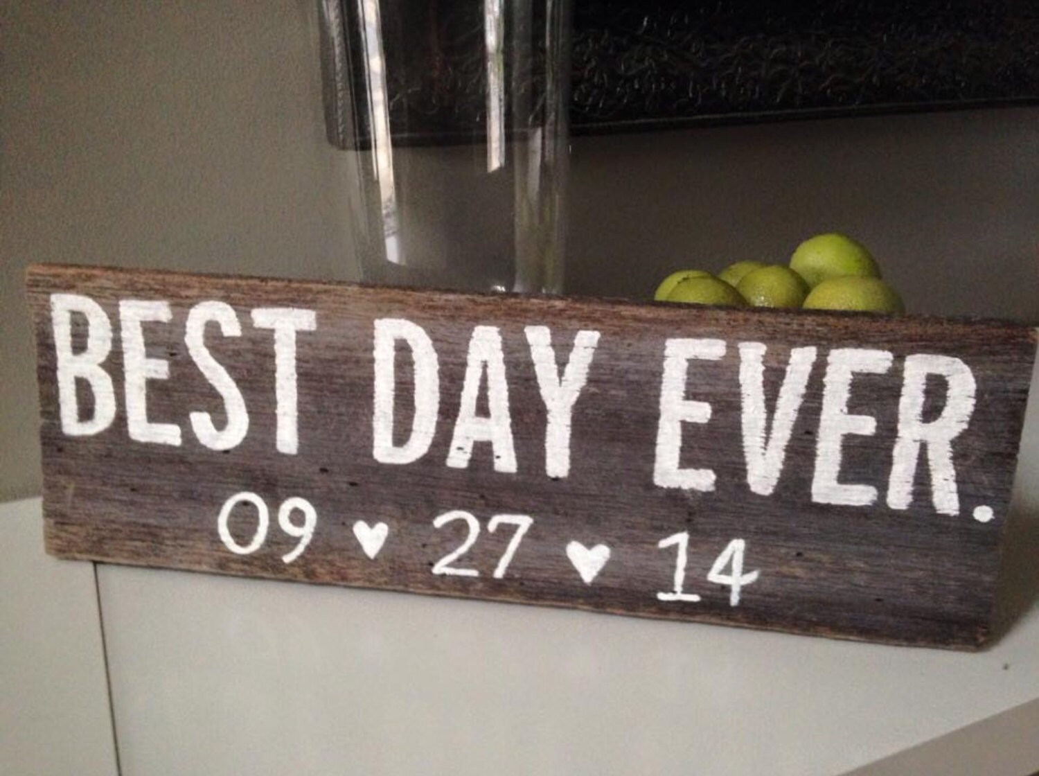 Best Day Ever Wooden Sign best day ever by PocketfulofSawdust