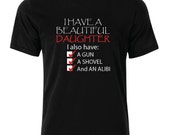 beautiful daughter t shirt