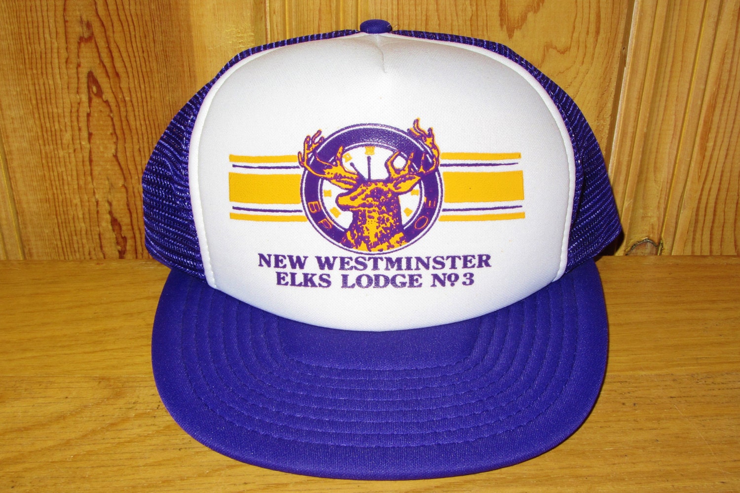 ELKS LODGE No 3 New Westminster Original Vintage 80s Royal