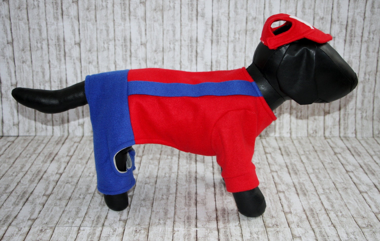 Mario Dog Costume
 Mario Dog CostumeANY SIZE Dog Costume Halloween Dog by WeeNIESnRO