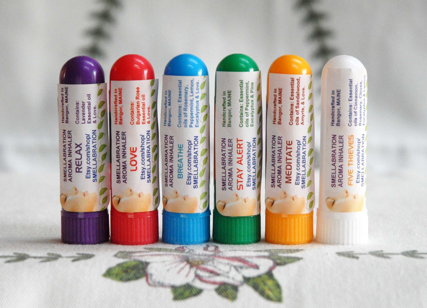 AROMATHERAPY INHALERS Natural Health Inhalers with Pure