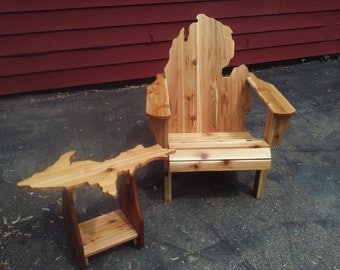 michigan adirondack chair and upper peninsula table michigan furniture 