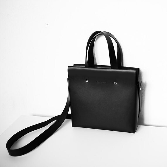 Leather Satchel Shoulder Top Handle Bag Handmademinimalist