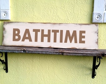 Shabby Chic Bathroom Signs