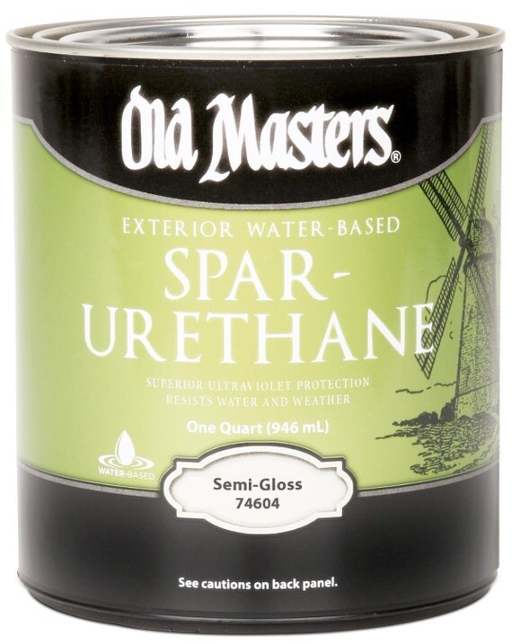 Old Masters 74604 WaterBased Spar Urethane Marine Finish