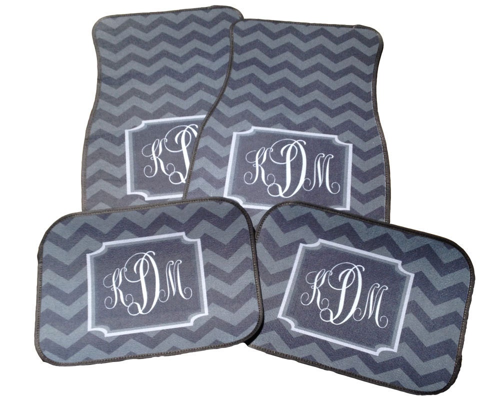 Car Mat Monogram Car Mat Personalized Car Mats by onesassysister