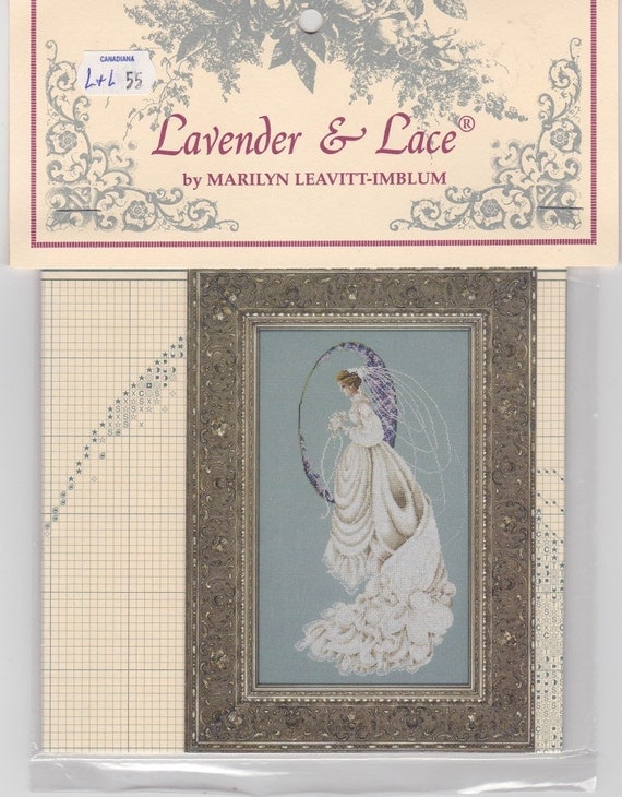 Cross Stitch Pattern. Lavender and Lace. Spring by PegsFibers