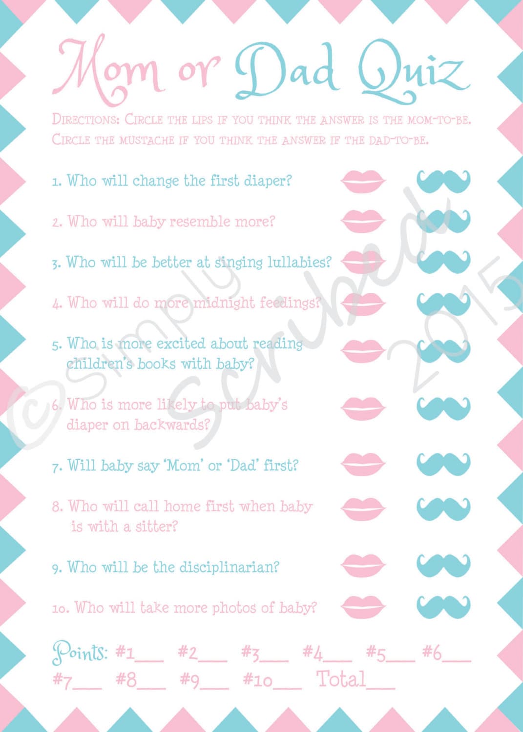 questions to ask at a baby shower trivia