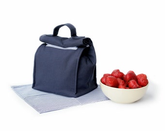 MTO Insulated lunch bag - Solid cotton