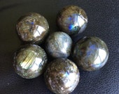 Labradorite spheres
