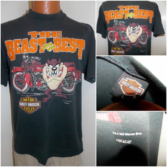 tasmanian devil harley davidson t shirt