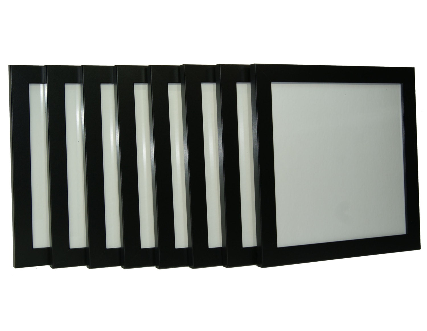 6x6 Square Black Picture Frames from 7x7 to 24x24 for Home