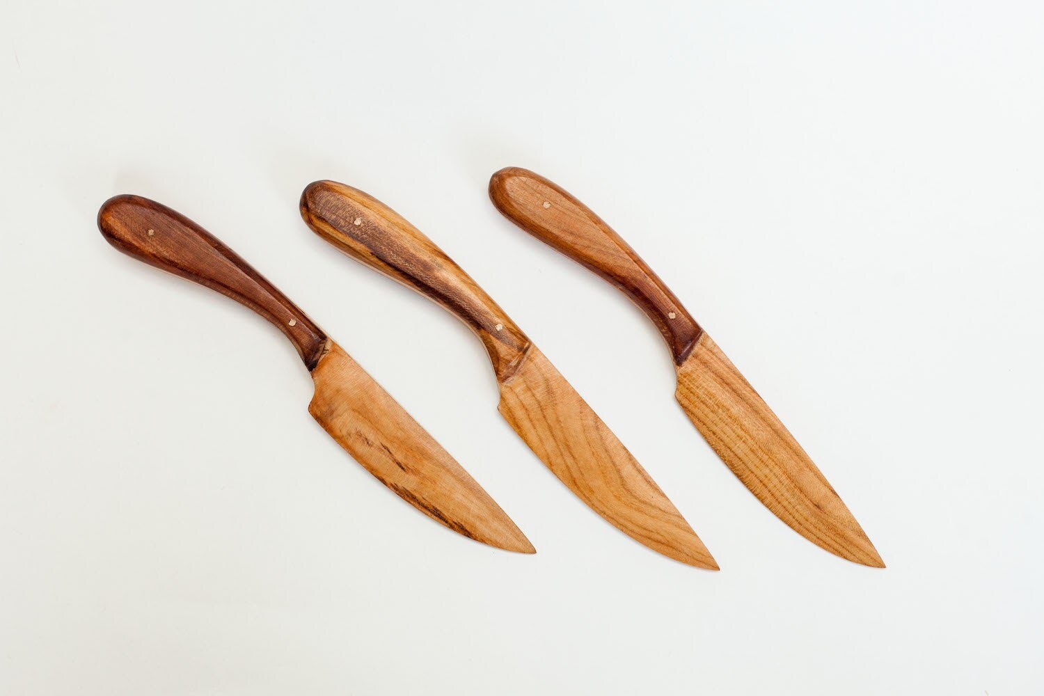 Plum wooden knife Cheese Butter Jam spreader