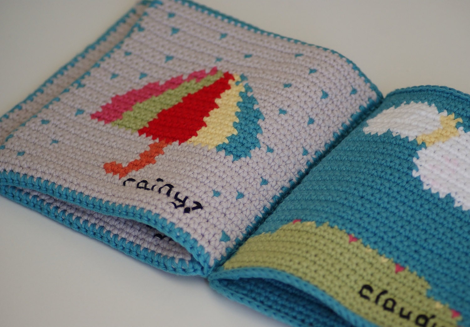 Crochet Pattern Weather Baby Book Soft Book by FranklyFair