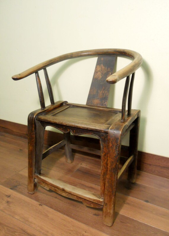Antique Chinese Ming Horseshoe Chair (5646), Circa early of 19th century