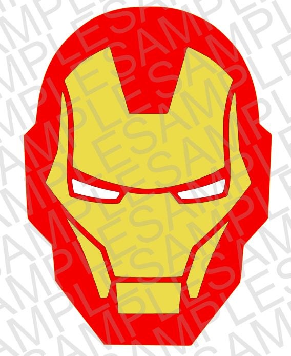 Download Marvel Inspired Iron Man SVG DXF and JPEG by ...