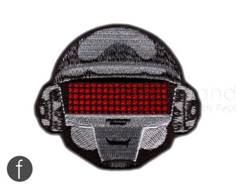 daft punk helmet Iron On Patch