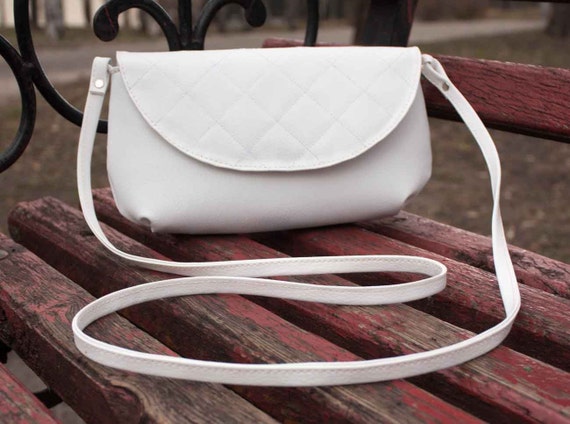 Small crossbody purse White small purse White summer purse