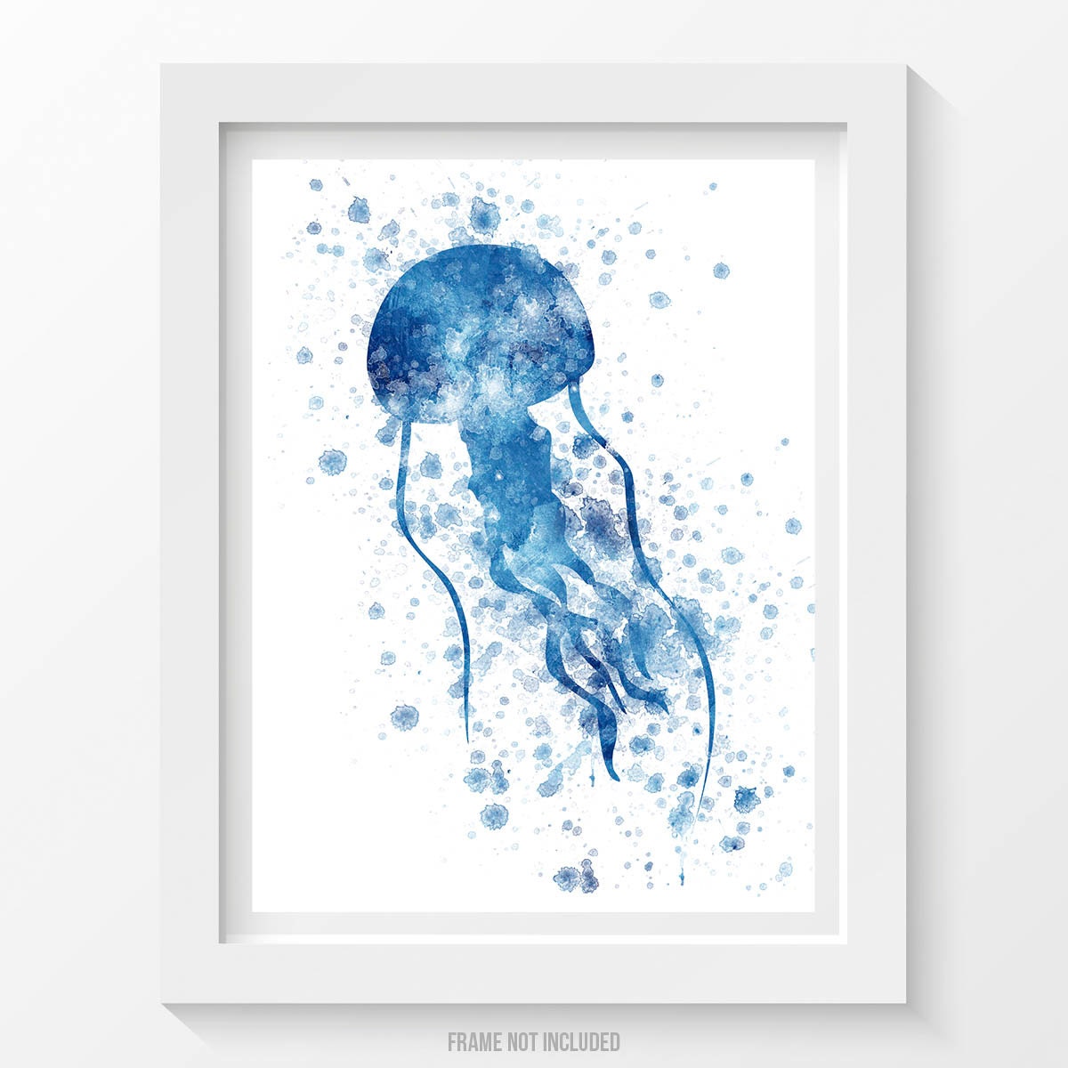 Jellyfish Poster Jellyfish Print Jellyfish Wall Art
