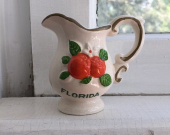 Florida souvenir pitcher/creamer - oranges