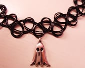 Ghost Tattoo Choker