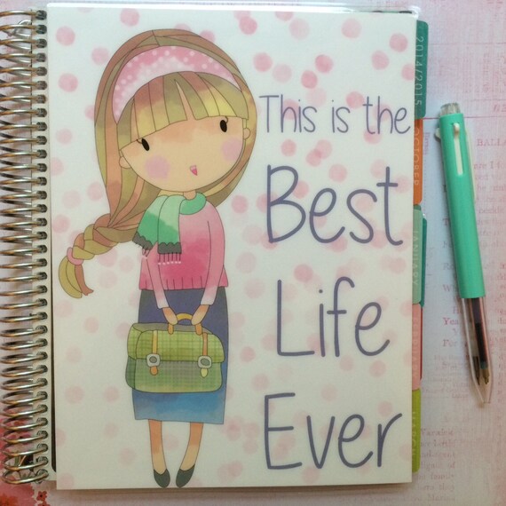 Erin Condren Cover Plum Paper Cover ECLP Cover by PlannerMania