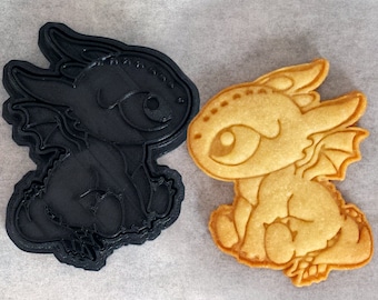 How To Train Your Dragon - Baby Toothless Cookie Cutter