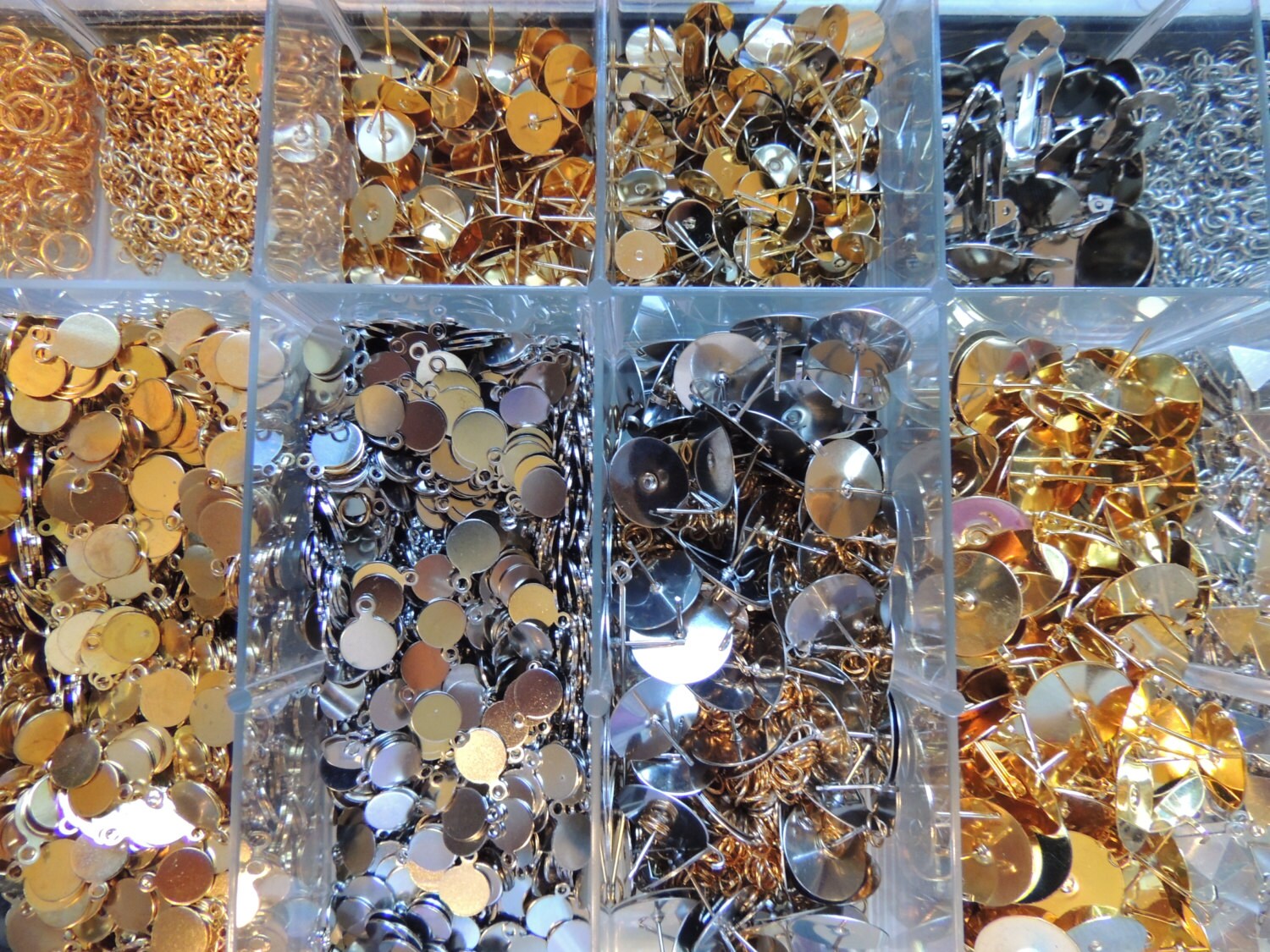 Thousand Plus Jewelry Making Findings Lot 4 lbs. by DsStash