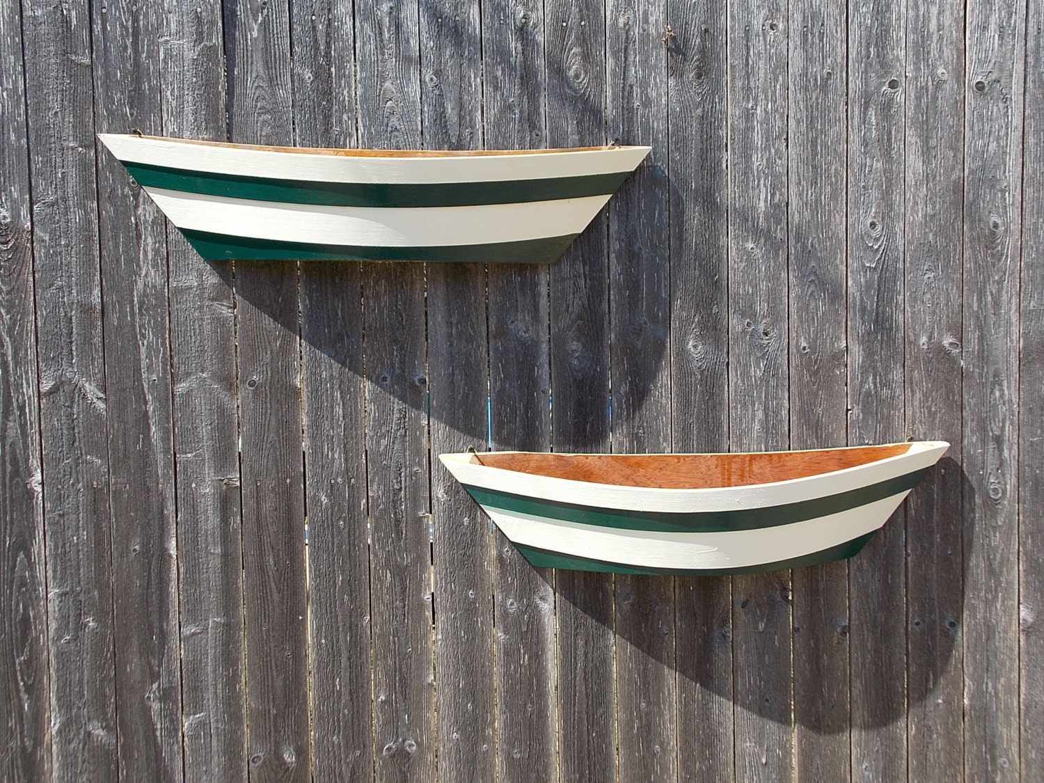 Tld Make: Try Wooden boat shaped planter