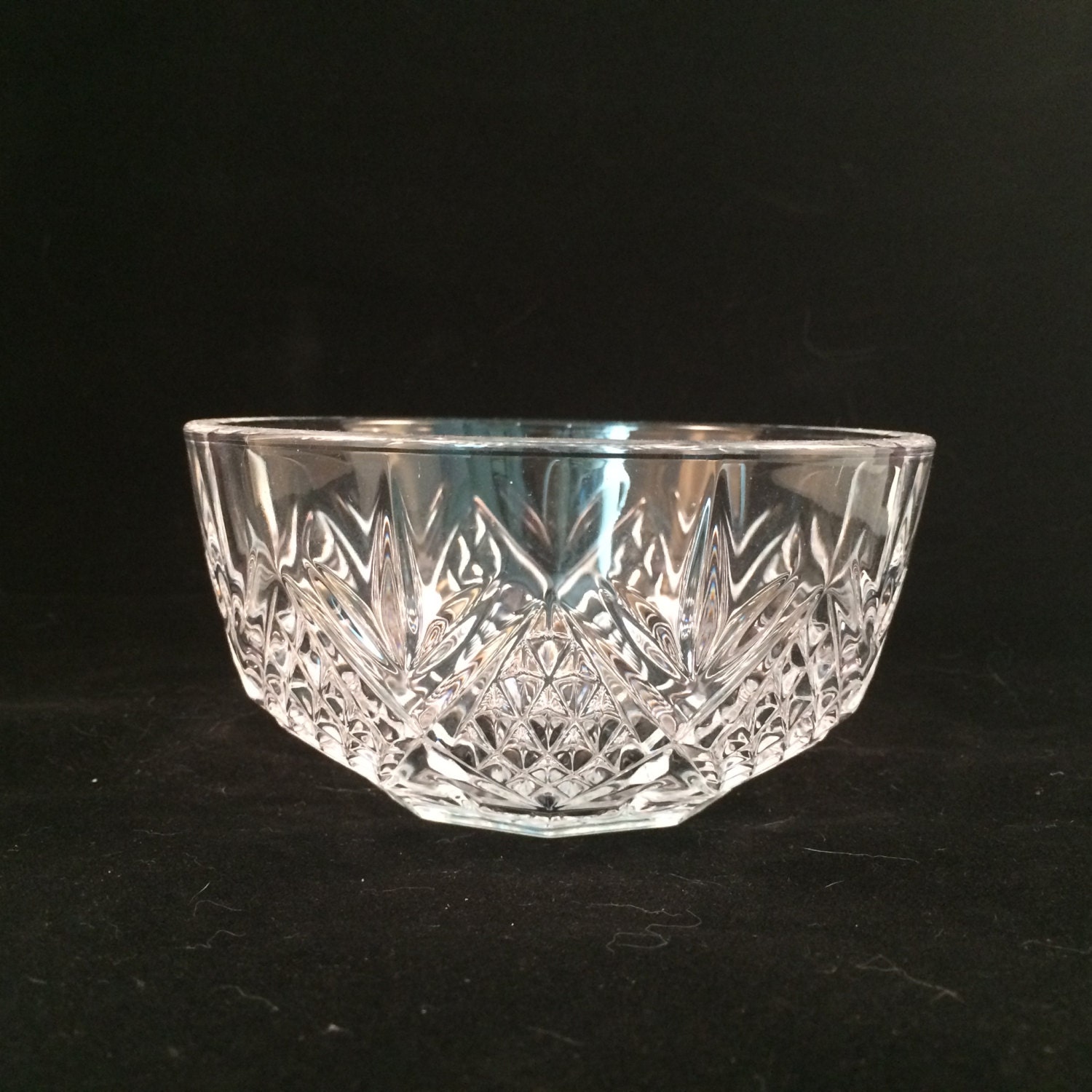 Small Brilliant Cut Crystal Candy Dish or by NanasCherishedChina