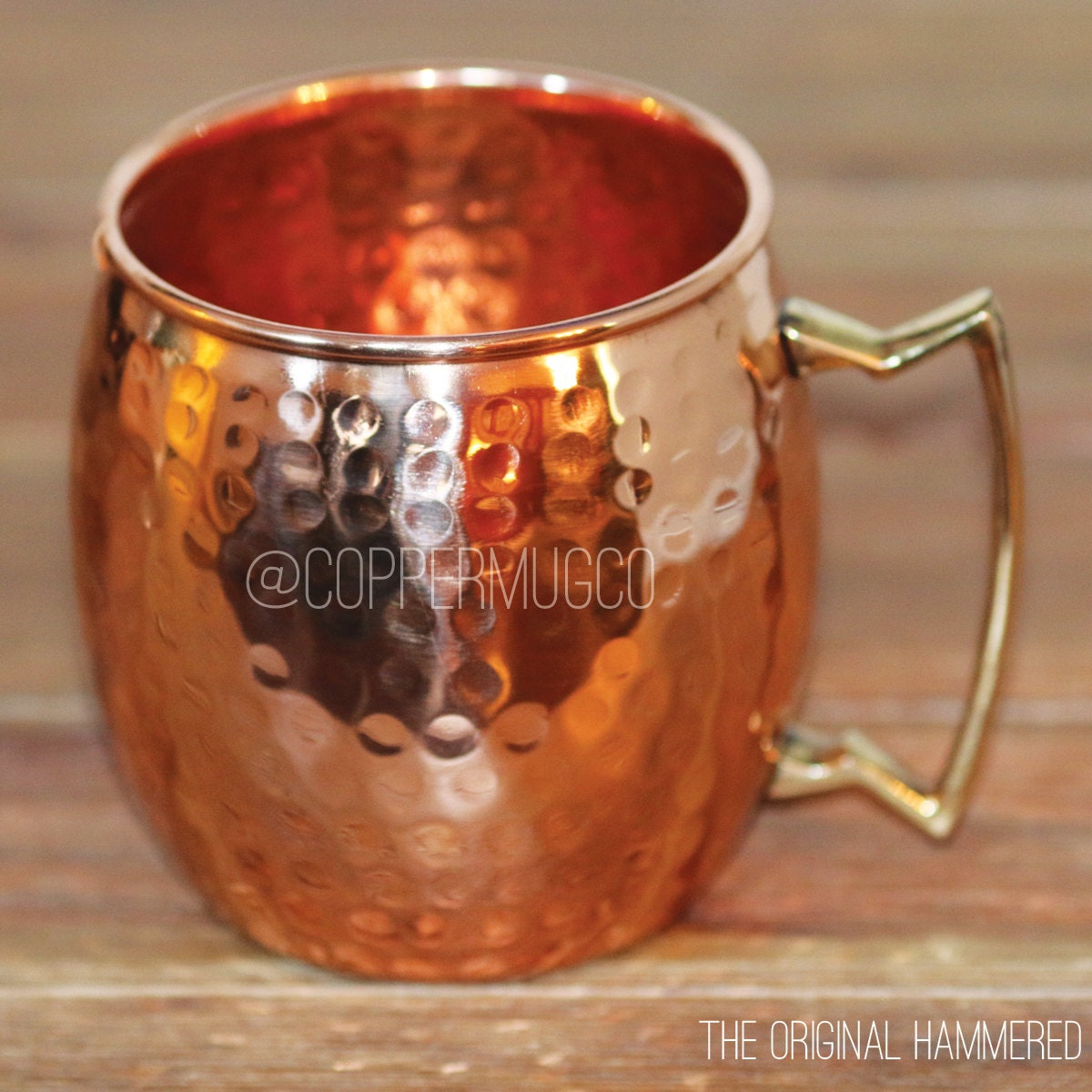 SET DISCOUNTS 16 oz. Hammered Copper Mug The by CopperMugCo