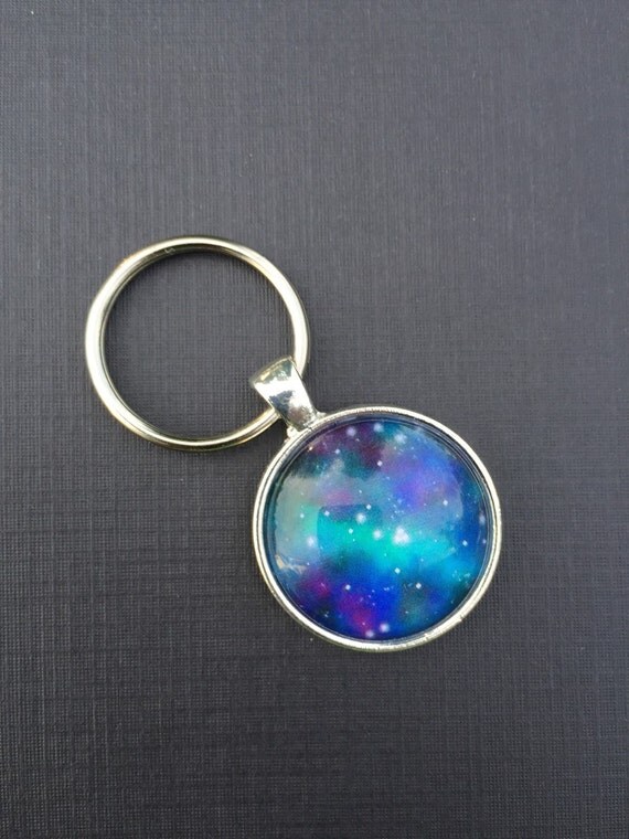 Space Keychain by GraysonTagsandMore on Etsy
