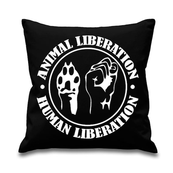 Animal Liberation Human Liberation 18 x 18 Filled