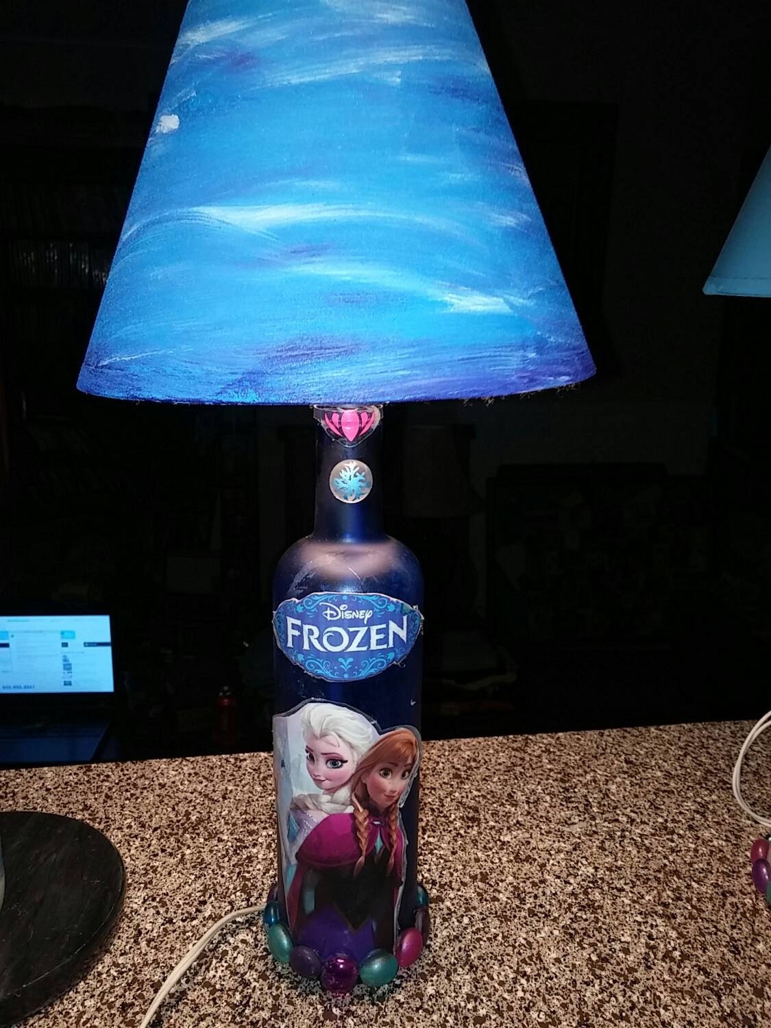 Frozen kids lamp